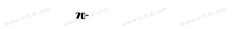 点字畅黑 70字体转换